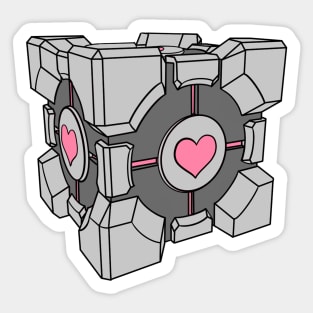 Companion Cube Sticker